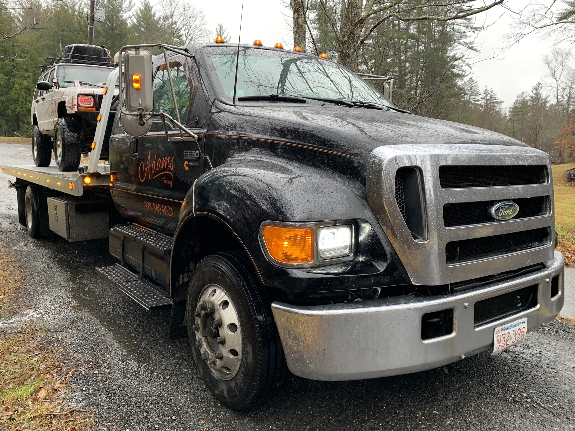 Jeep tow to local repair shop